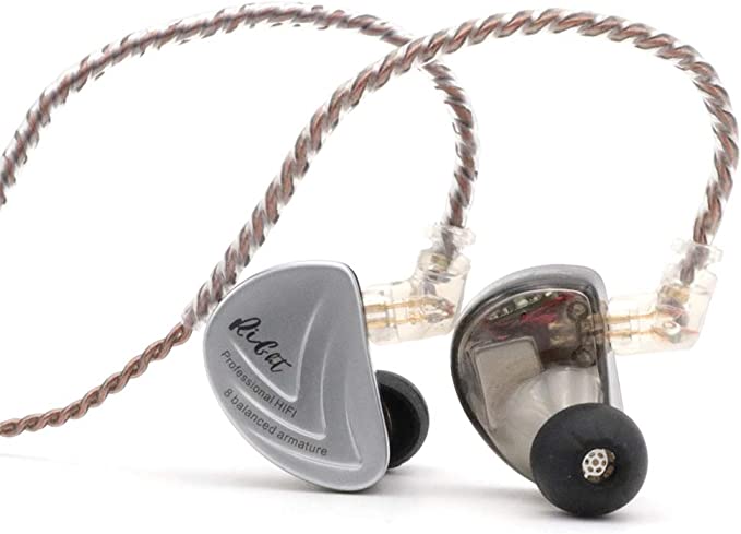 KZ AS16 8BA BALANCED ARMATURES HIFI METAL EARPHONES