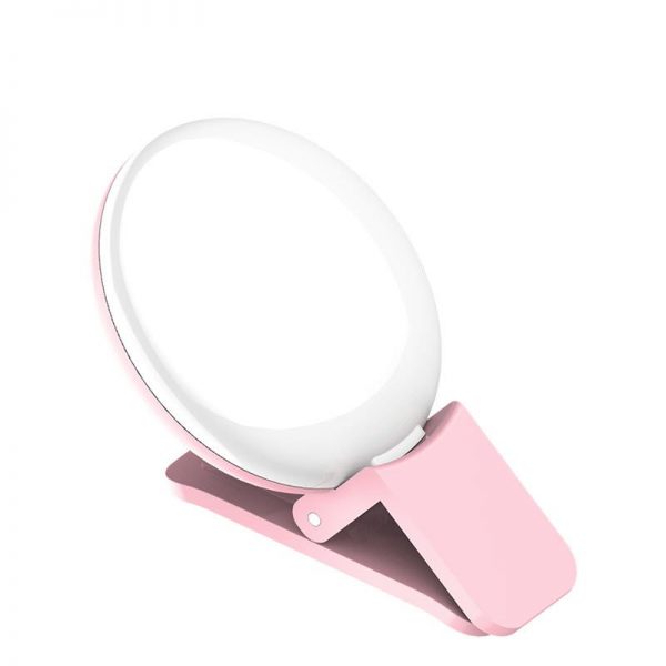 USAMS LED SELFIE COLORFUL FILL-LIGHT WITH ADJUSTABLE CLIP USB CHARGING