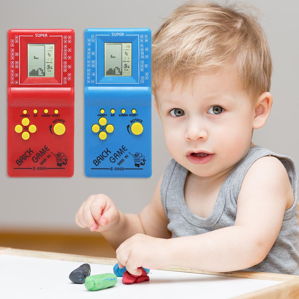 1PCS Retro Classic Brick Game Toy Tetris Hand Held LCD Electronic 9999 In 1 -Random Color2