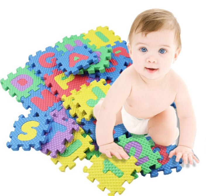 36Pcs Baby Child Number Alphabet Puzzle Foam Maths Educational Toy