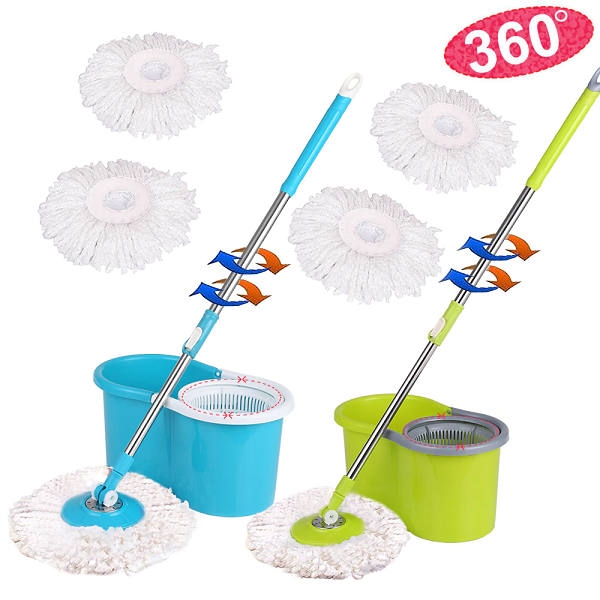 Stainless Steel Magic Spin Mop 360 Rotate