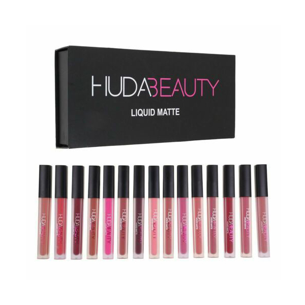 HUDA BEAUTY 16 PIECES LIPSTICK SET