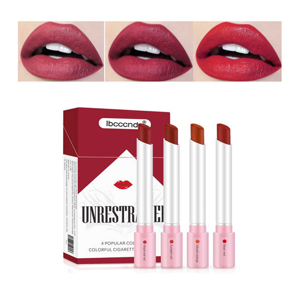 New Ydby Cigarette Semi Matte Lipstick-4pcs