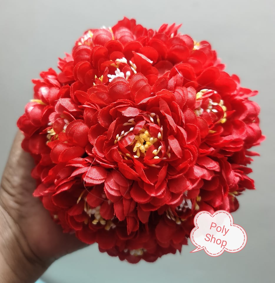 Artificial FLOWER Gorgeous Khopa-Red