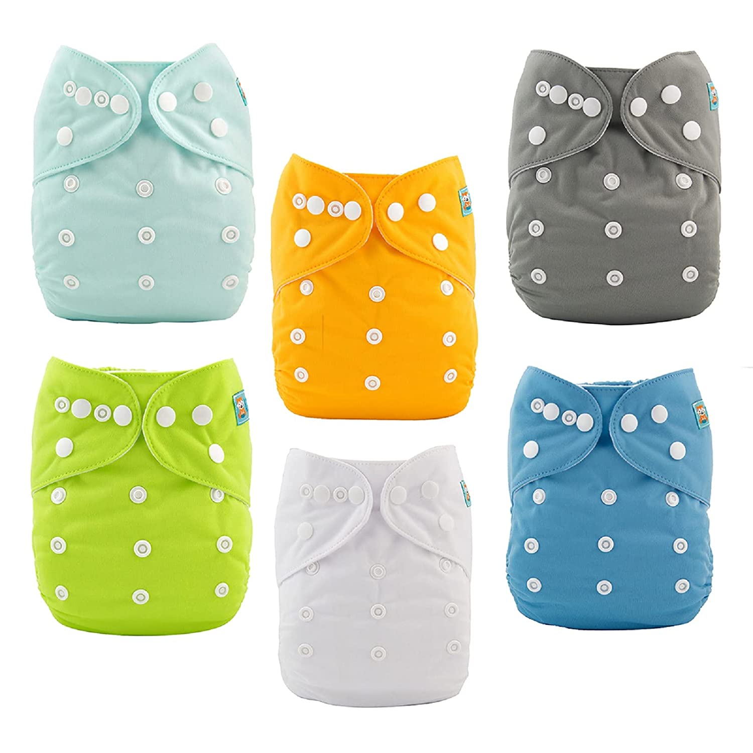 Baby Cloth Diapers One Size Adjustable Washable Reusable for Baby Girls and Boys