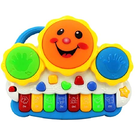 BETTERY OPARETED MUSICAL DRUMS PIANO