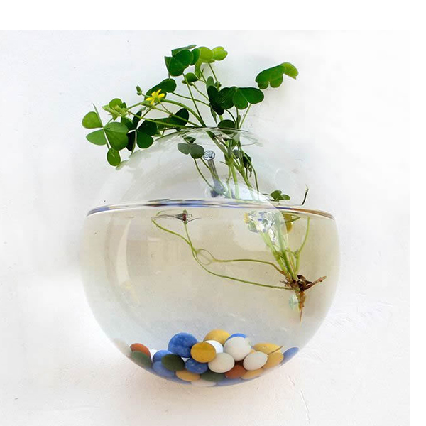 Decor Living Decor Living Creative Wall Hanging Transparent Glass Vase Hydroponic Living Room Home Decor #12cm
