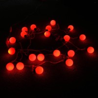 Home Decor- Led lights room decoration lights creative colorful light bulbs outdoor waterproof layout birthday surprise 4 cm ball Warm white EU