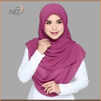 2 Face Instant Ready Hijab For Woman-Maroon D-2