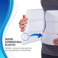 Abdominal Binder - Soft Latex-Free Abdomen Wrap for Men and Women