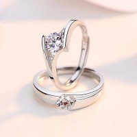 Alloy Finger Ring for Couple
