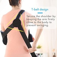 Arm Sling Shoulder Immobilizer - Rotator Cuff Support Brace - Comfortable Medical Sling for Shoulder Injury, Left and Right Arm, Men and Women, for Broken, Dislocated, Fracture, Strain