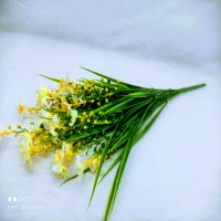 Artificial Mini Grass Flower 1 Stick 14inc long