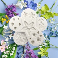 Cake Mold Flower Leaf Pattern Baking Tools Silicone Chocolate Cupcake Dessert Mould for Kitchen