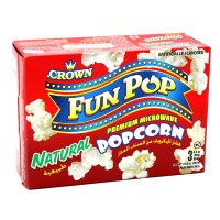 Crown FunPop Corn 297g (3 Sachet)