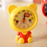 Cute teddy table clock/ alarm clock