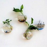 Decor Living Decor Living Creative Wall Hanging Transparent Glass Vase Hydroponic Living Room Home Decor #12cm