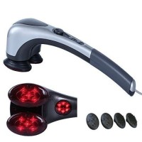 Double Head Full Body Massager Machine Variable Speed Far Infrared Handheld Body Massager Hammer/ Health accesorries