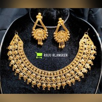 Gold plated Sitahar Sari Mala for Women