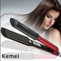 Kemei KM-625 Hair Straightener  (White)