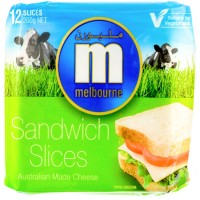 Melbourne Sandwiched Sliced cheese 200Gm(12Slices)