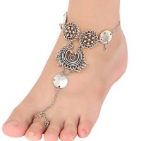 1 Pc Flower Anklet Foot Jewelry Sexy Summer Beach Barefoot Sandal Anklets for Women Chain Ankle Bracelet Gift