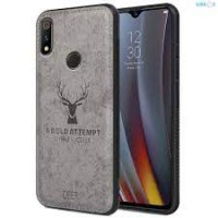 Realme 3 Pro Pattern Silicon TPU Cloth Texture Back Cover