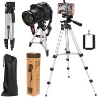 Tiktok Tripod 3120 / 3110 Camera Stand with Phone Holder Clip