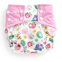 Washable Reusable Baby Cloth Diaper with one Pad - 1 piece