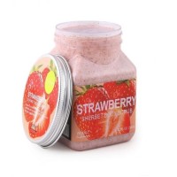 Wokali Strawberry Sherbet Body Scrub - 350 ML