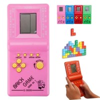 1PCS Retro Classic Brick Game Toy Tetris Hand Held LCD Electronic 9999 In 1 -Random Color2
