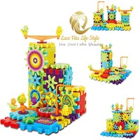 badgeFunBlast Magical Blocks - Magical Building Blocks 3D Magic Play Stacking Set DIY for Brain Development Educational Logo City