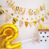 Hollow Star Banners Birthday Wedding Party Bunting Garland Baby Birthday Flags Party Supplies