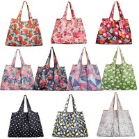 Yfashion Large ote Reusable Portable Shoulder Handbag Folding Pouch Shopping Bag Volume:large