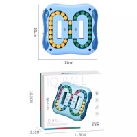 Rotating Magic Beans Cube Fingertip Fidget Toys Kids Adults Stress Relief Spin Bead Puzzles Children Education Intelligence Game