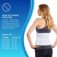 Abdominal Binder - Soft Latex-Free Abdomen Wrap for Men and Women