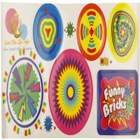 badgeFunBlast Magical Blocks - Magical Building Blocks 3D Magic Play Stacking Set DIY for Brain Development Educational Logo City