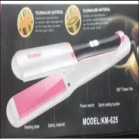 Kemei KM-625 Hair Straightener  (White)