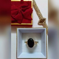 Stone gold plated ring For Women