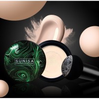 Sunisa Waterproof Natural Brightening Mushroom Head Air Cushion BB Cream Long Lasting Foundation Control Moisturizing Foundation