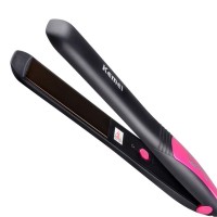 Kemei KM-328 Professional Hair Straightner – Black and Pink