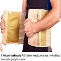 WonderCare- Abdominal Binder Tummy Trimmer Postpartum Recovery Belt Abdominal Surgery Recovery Belt Waist Slimming Band  Belly muscles relaxation belt After Birth Belly Support Belt