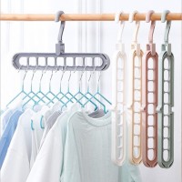 Rotatable Multifunction Plastic Magic Hanger Storage Rack
