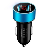 5V/3.1A Digital Display Car Chargers DC 12V-24V Dual USB Fast Charge Phone,Driving Recorder,Camera Charger