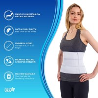 Abdominal Binder - Soft Latex-Free Abdomen Wrap for Men and Women