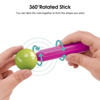 badgeHelloKimi M-agnetic S-tick 3-D Building Blocks M-agnetic S-tick D-IY B-locks G-ame M-agnets Set For C-hildren M-agnetic T-oy B-ricks B-rain Puzzle Stacking B-locks B-ar DIY E-ducation T-oys