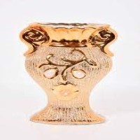 Ceramic Flower vase 1 Pcs - Golden