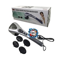 Double Head Full Body Massager Machine Variable Speed Far Infrared Handheld Body Massager Hammer/ Health accesorries