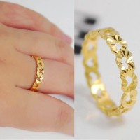 Gold Plated Copper Finger Ring