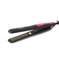 Kemei KM-328 Professional Hair Straightner – Black and Pink